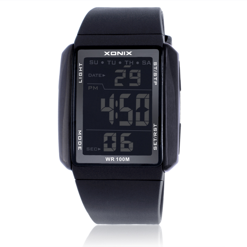 Chronograph Sport Watch - XONIX Kadın Spor Saatler Su Geçirmez