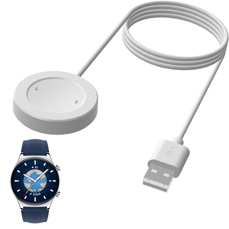 Smartwatch English - Smartwatch şarj ünitesi adaptörü USB şarj