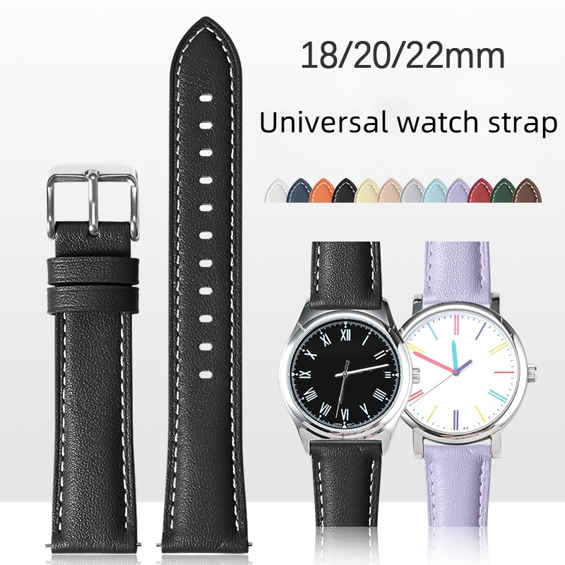 Tissot Watches Smartwatch - 18mm 20mm 22mm Evrensel bilezik Deri