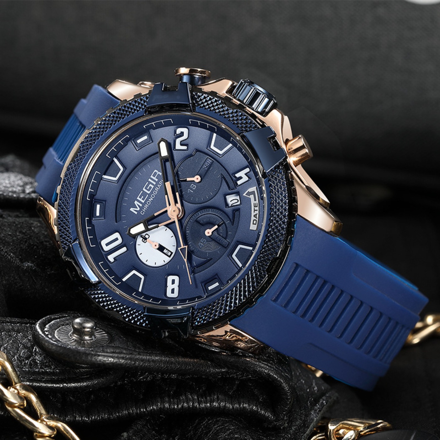 MEGIR 48MM Kadranlı Kronograf  - Chronograph Sport Watch incelemesi ve fiyatı