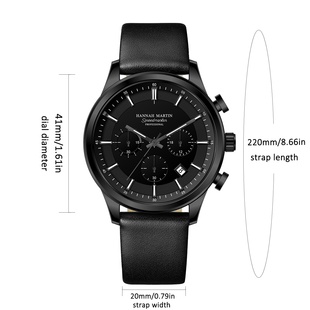 Hannah Martin Erkekler Hediye  - Chronograph Sport Watch incelemesi ve fiyatı