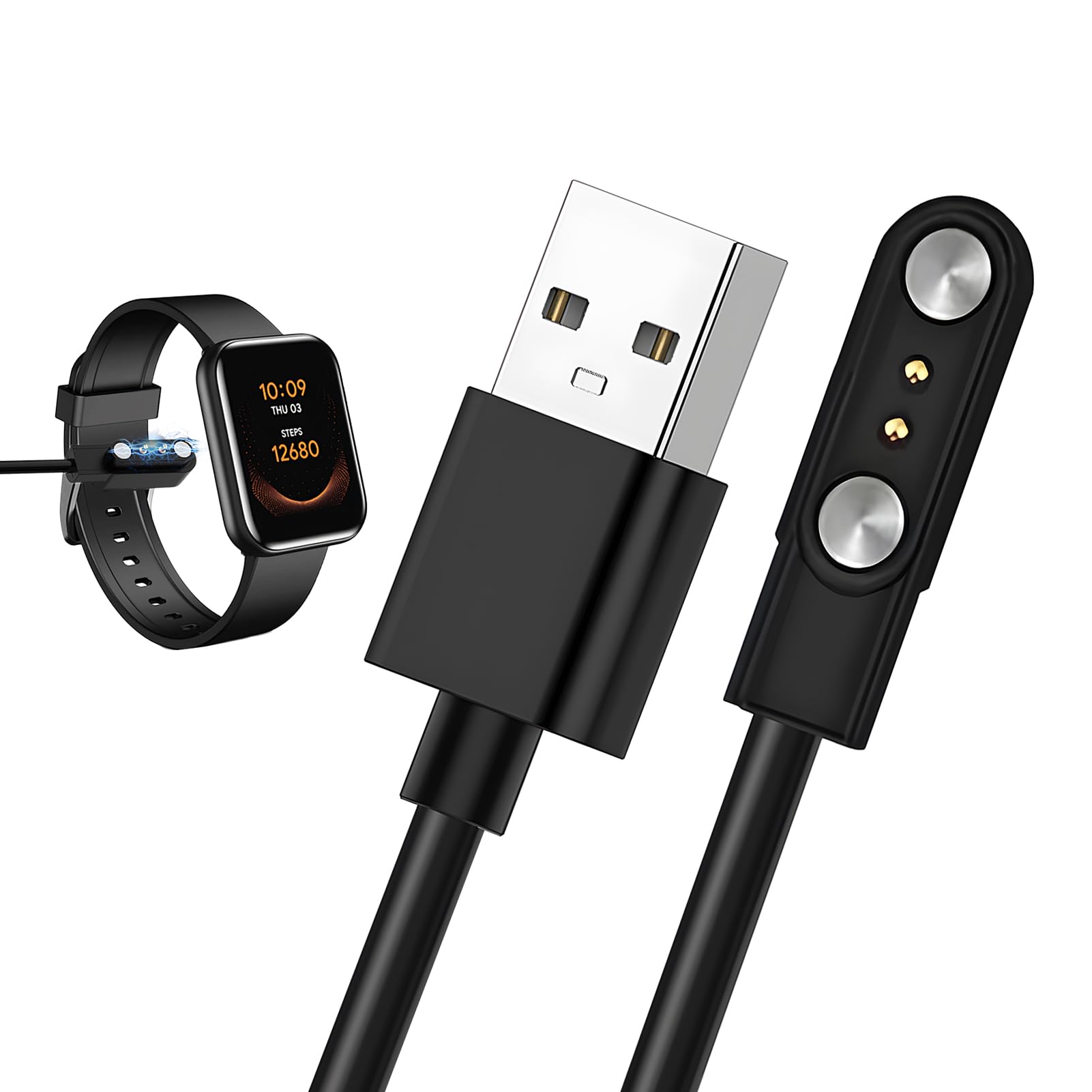 Manyetik Şarj Kablosu, 2/4 Pin - Smartwatch English incelemesi ve fiyatı