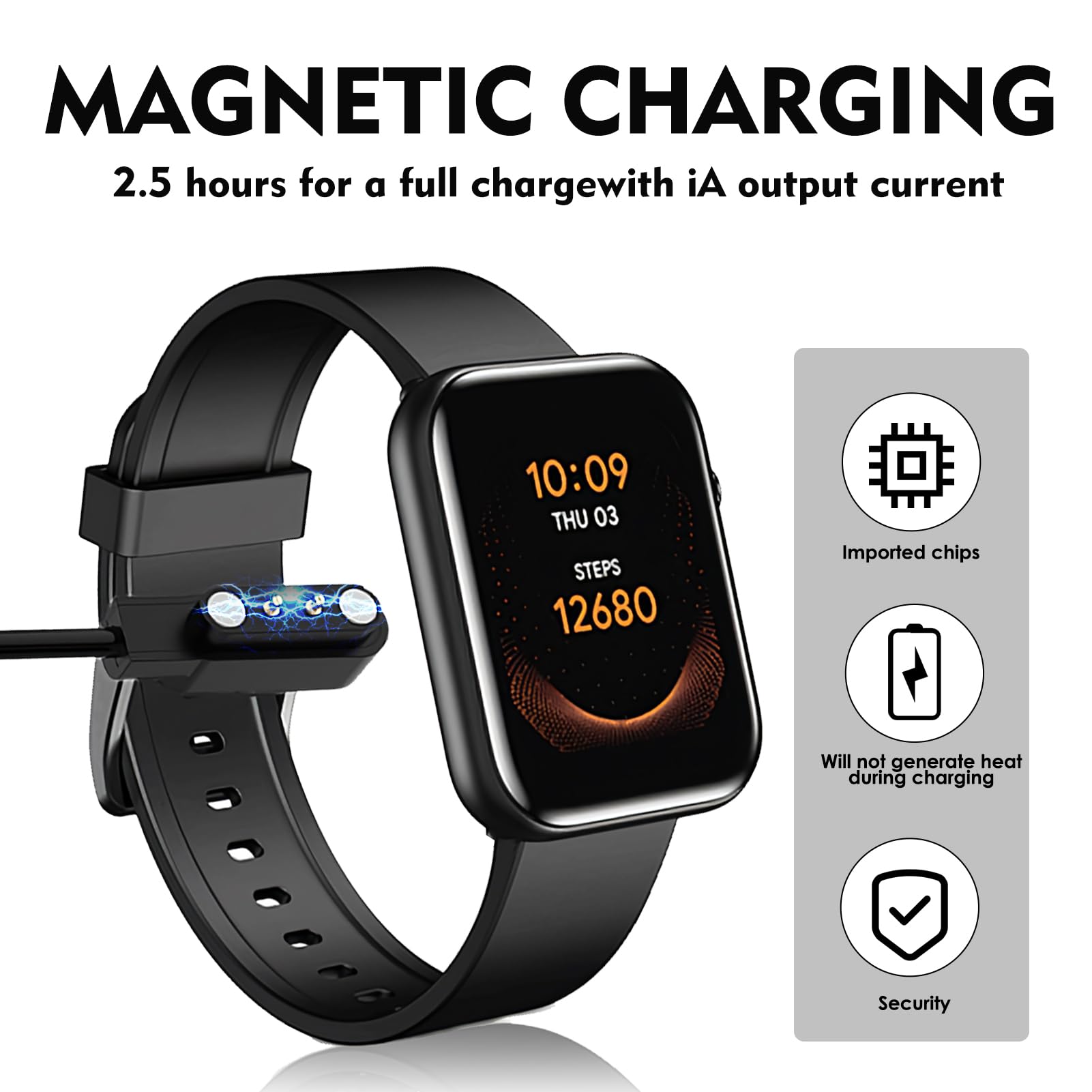 Manyetik Şarj Kablosu, 2/4 Pin - Smartwatch English incelemesi ve fiyatı