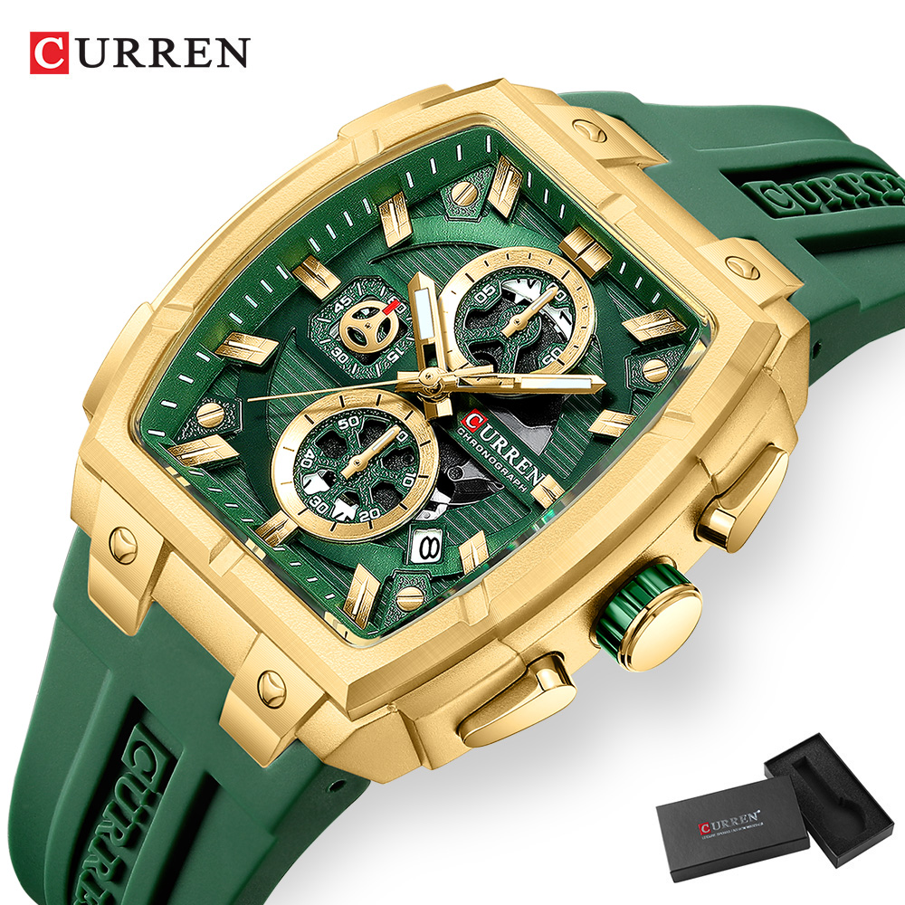 CURREN Lüks Vintage Erkek Spor - Chronograph Sport Watch incelemesi ve fiyatı