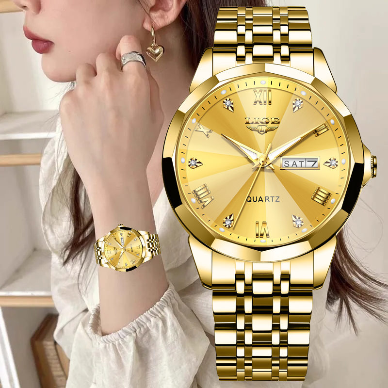 LIGE marka lüks kadın izle mod - Chronograph Sport Watch incelemesi ve fiyatı