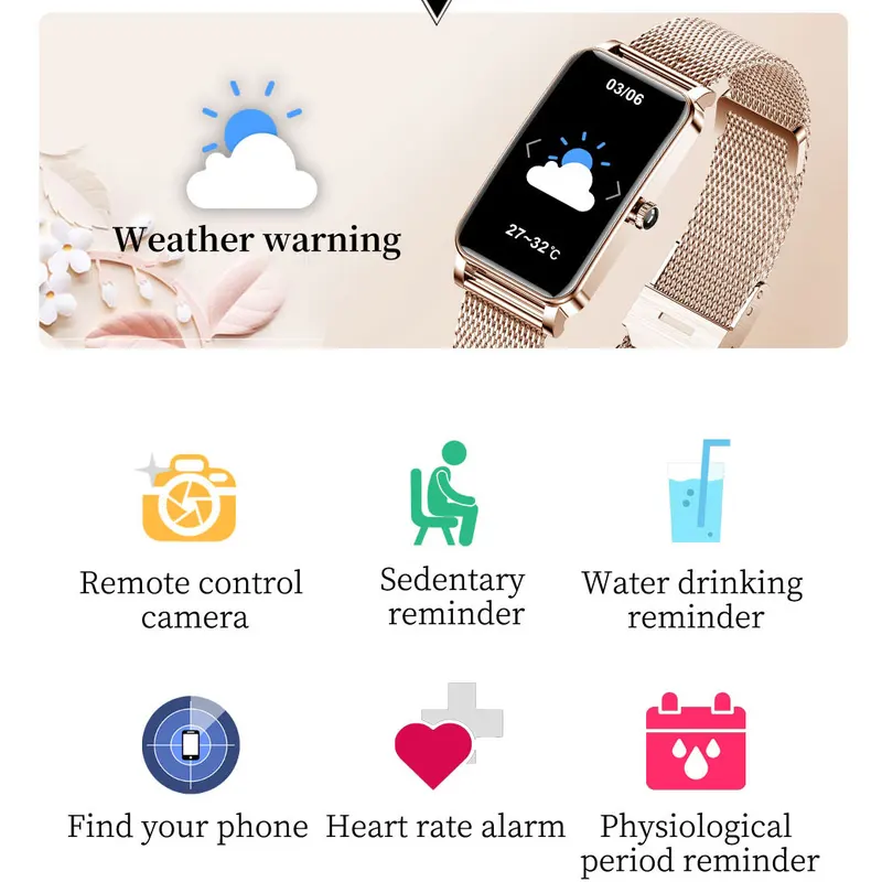 Kadın Lüks Akıllı Saatler Tele - Smartwatch Watches Wallpaper incelemesi ve fiyatı
