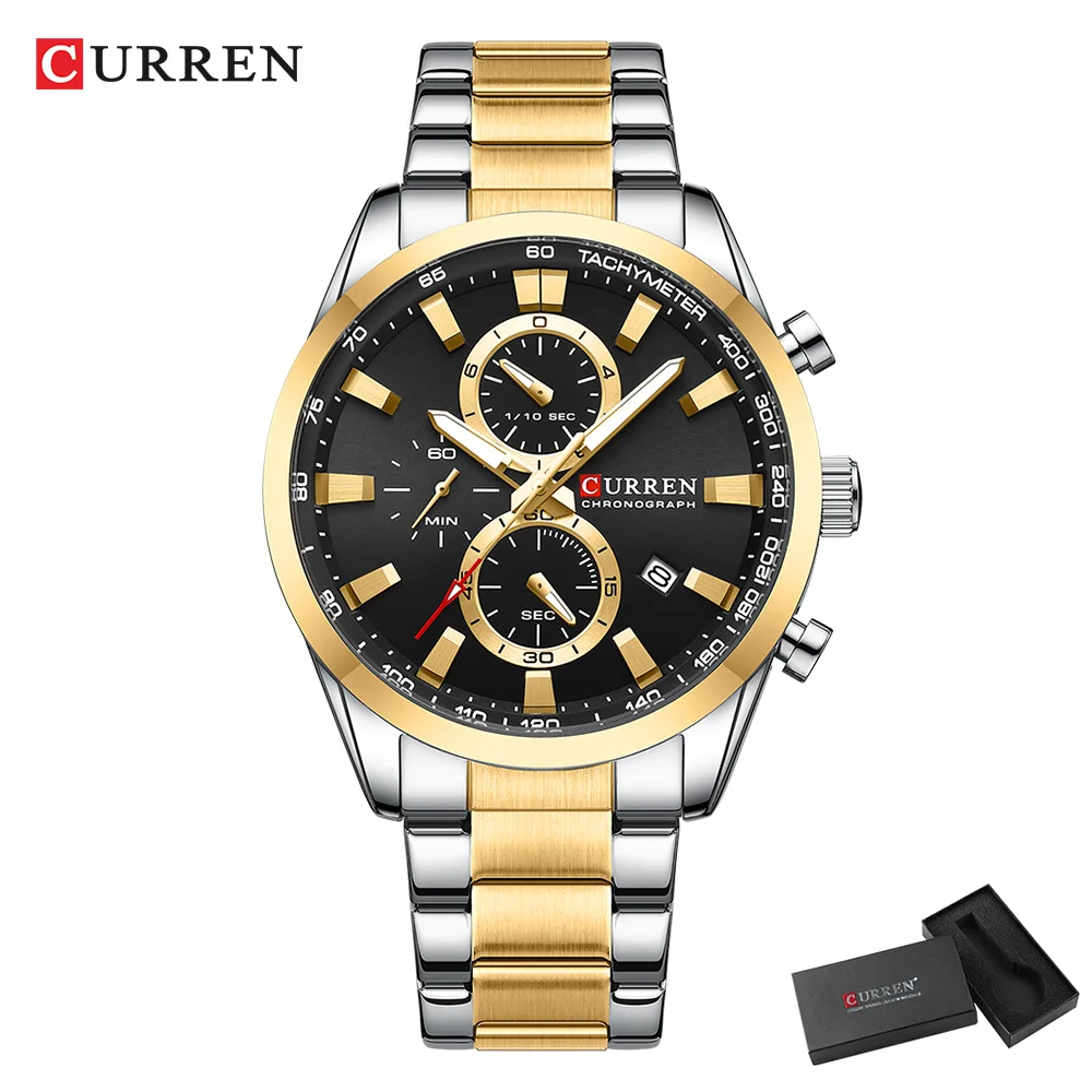 CURREN Casual Kuvars Chrono Sp - Chronograph Sport Watch incelemesi ve fiyatı
