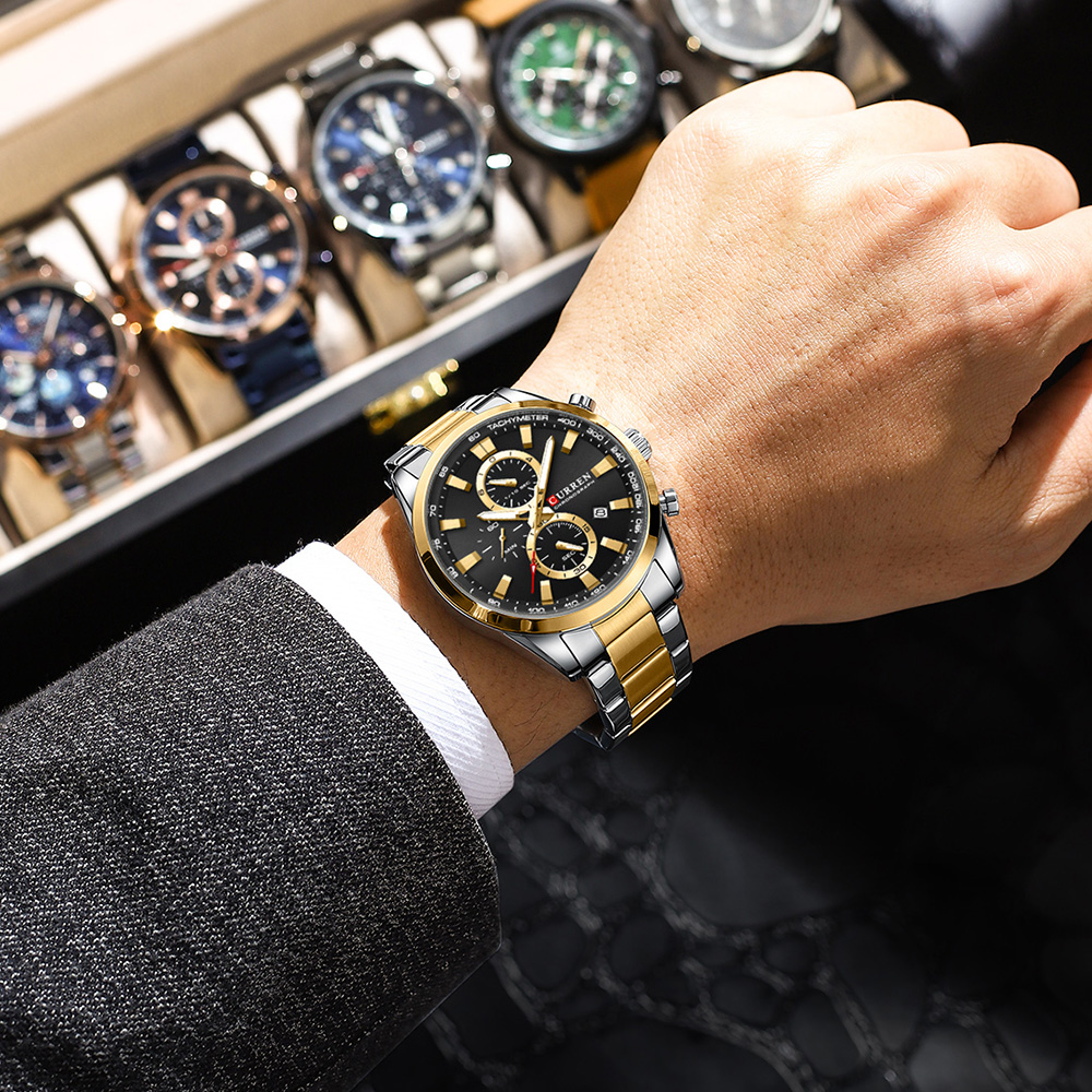 CURREN Casual Kuvars Chrono Sp - Chronograph Sport Watch incelemesi ve fiyatı