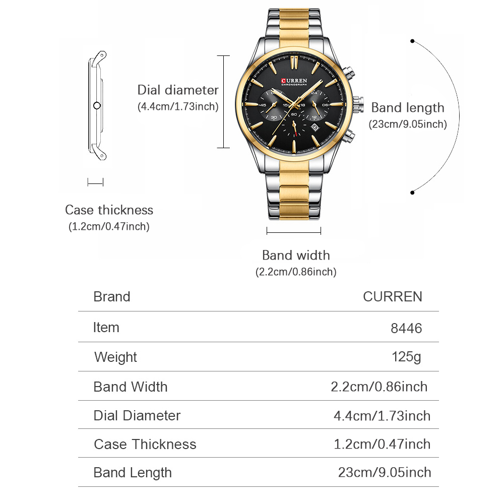 CURREN Casual Kuvars Chrono Sp - Chronograph Sport Watch incelemesi ve fiyatı
