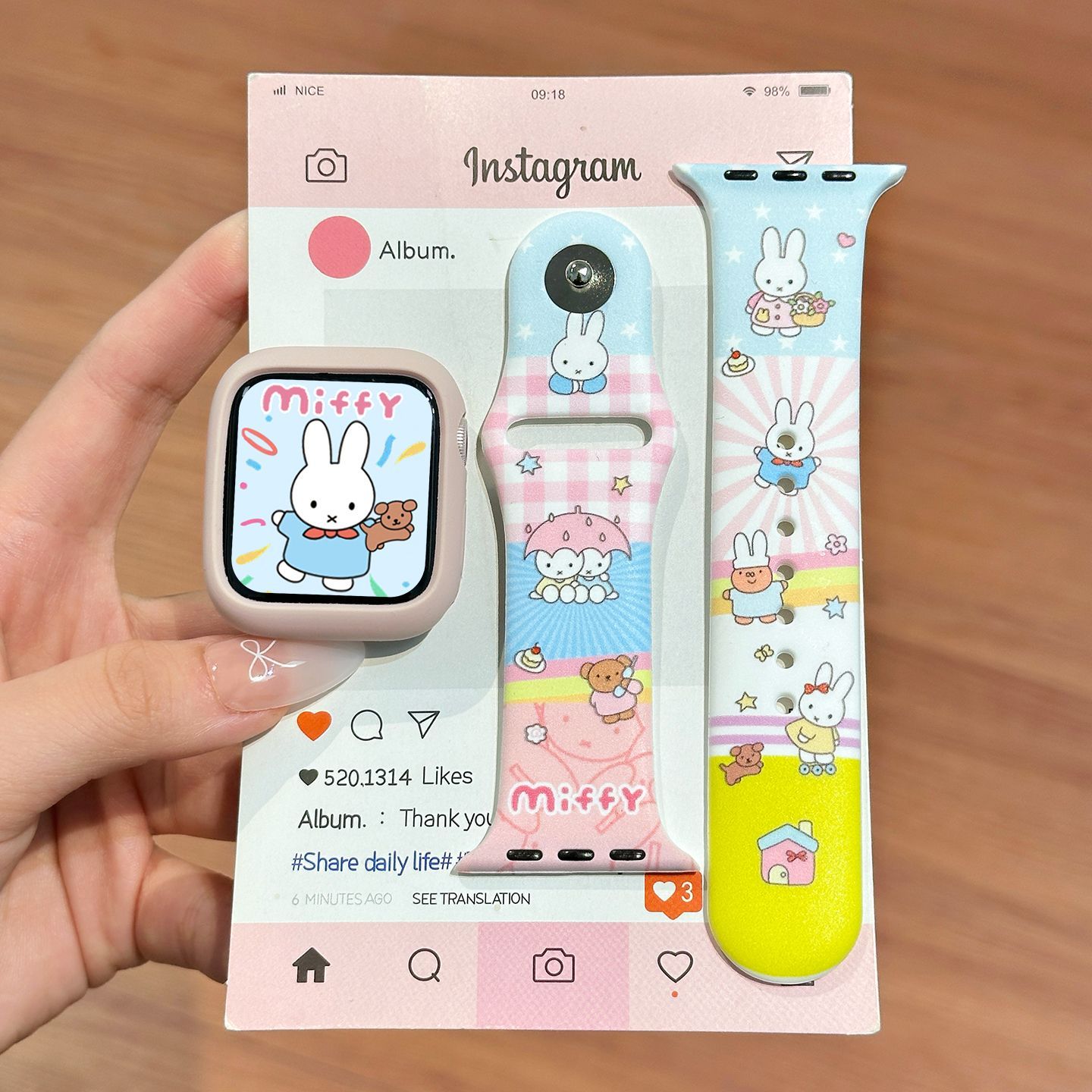 Dopamin Rengi Miffy Silikon sa - Apple Watch Band incelemesi ve fiyatı