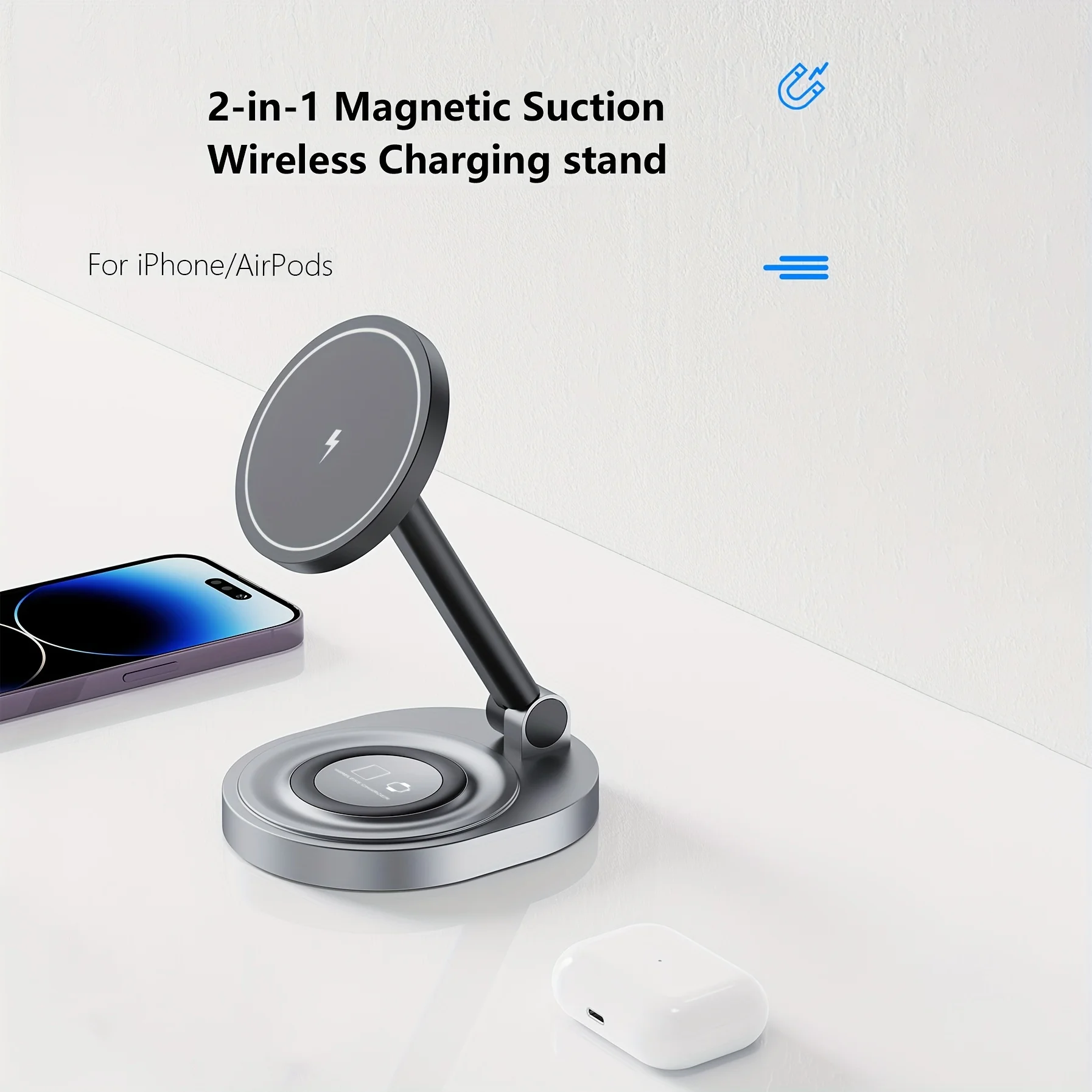2 In 1 Manyetik Kablosuz Şarj  - Xwatch Smartwatch incelemesi ve fiyatı