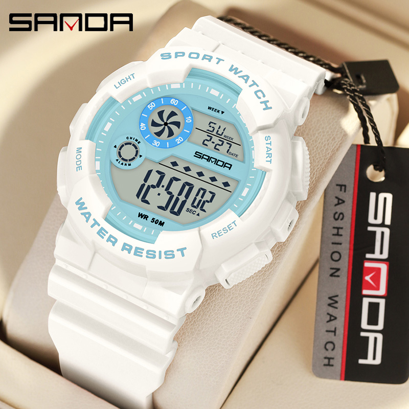 SANDA G tarzı moda kadın spor  - Chronograph Sport Watch incelemesi ve fiyatı