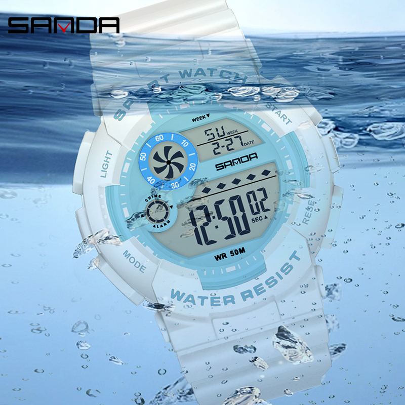 SANDA G tarzı moda kadın spor  - Chronograph Sport Watch incelemesi ve fiyatı